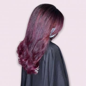capelli prugna-viola