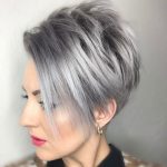 Taglio pixie corto color silver - @emilyandersonstyling