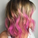 Balayage rosa su capelli medi - @nicole_huntsman