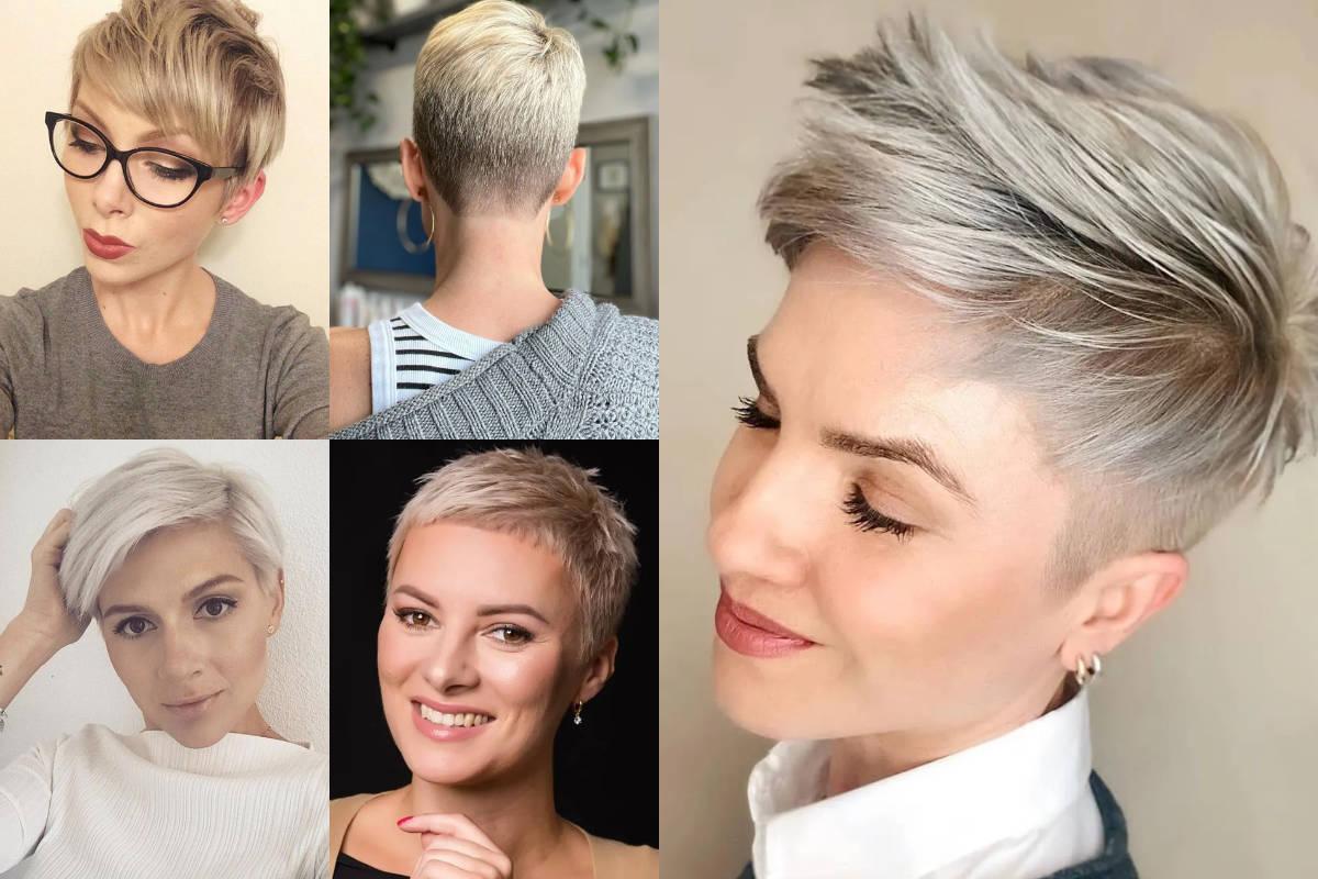 pixie cut dallo styling liscio