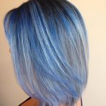 Taglio medio con sfumature azzurre - @hairbylenaheak