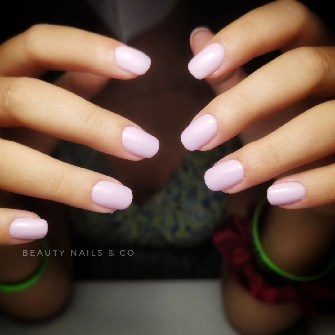 Unghie rosa pastello - @beauty_nails_benevento