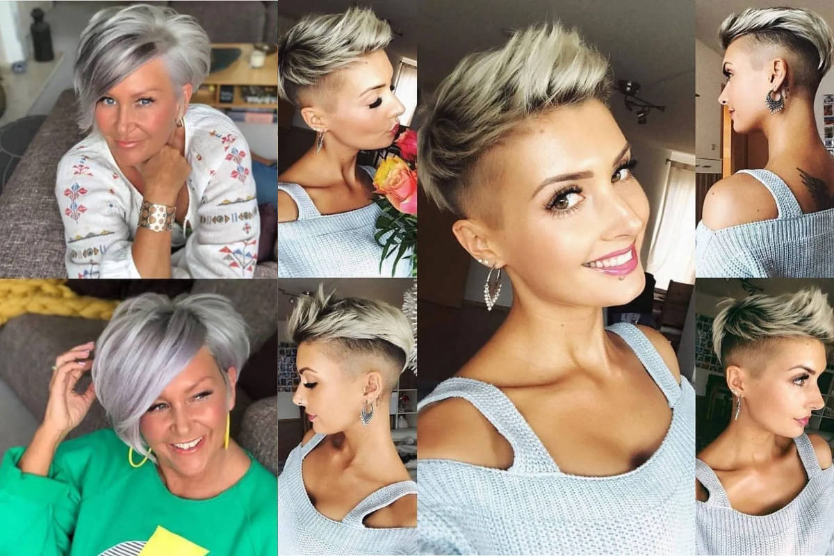 Pixie cut e tagli di capelli corti e chiari