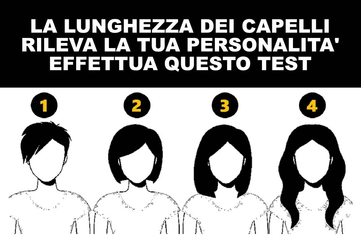 Test della personalità lunghezza dei capelli