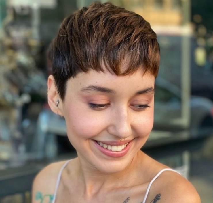 Modern pixie cut - @cropped2perfection