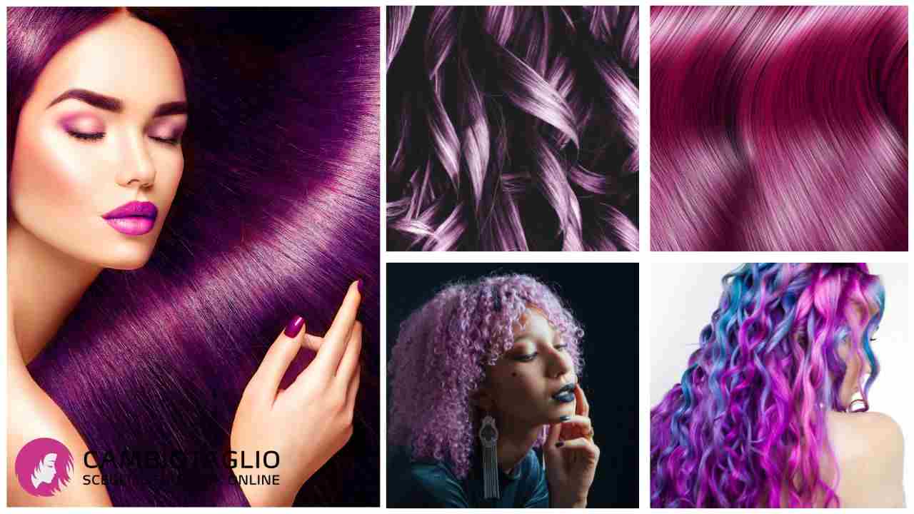 colora i capelli di viola