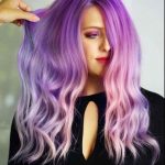 chiaro colora i capelli di viola