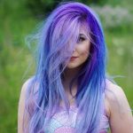 lunghi colora i capelli di viola
