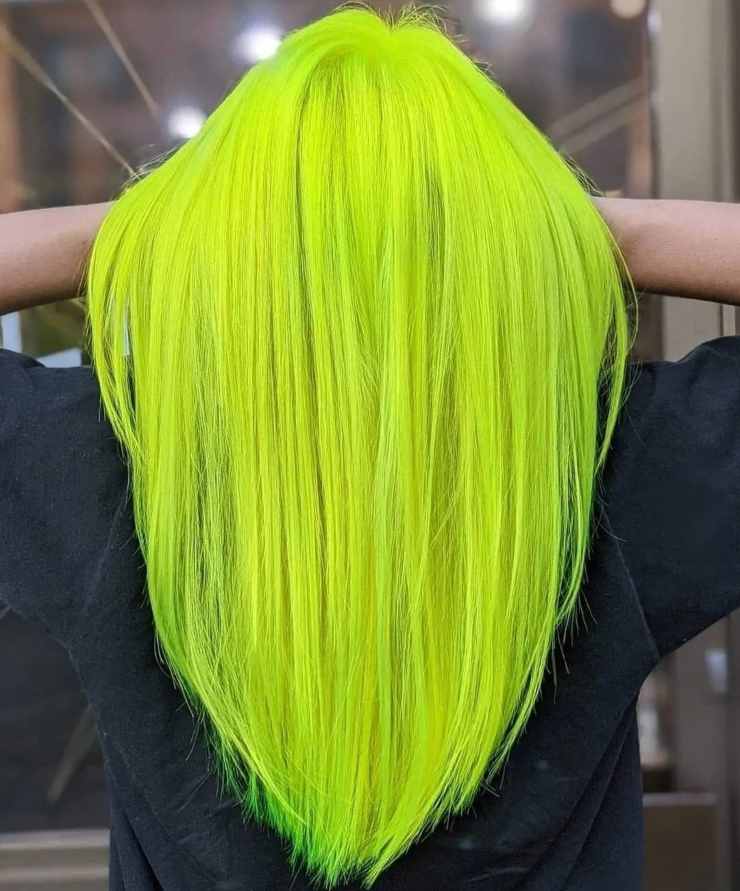 sfumatura verde capelli - @manicpanicnyc