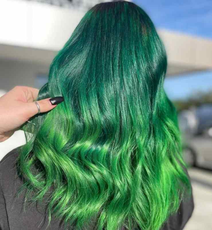 nuance verde capelli - @manicpanicnyc