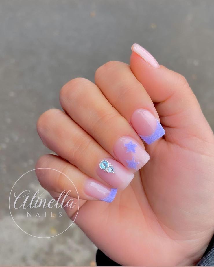 violette french manicure segno @alinellanails._