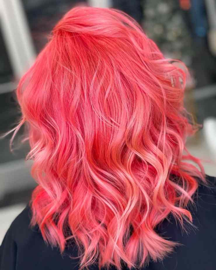tagli per capelli rosa