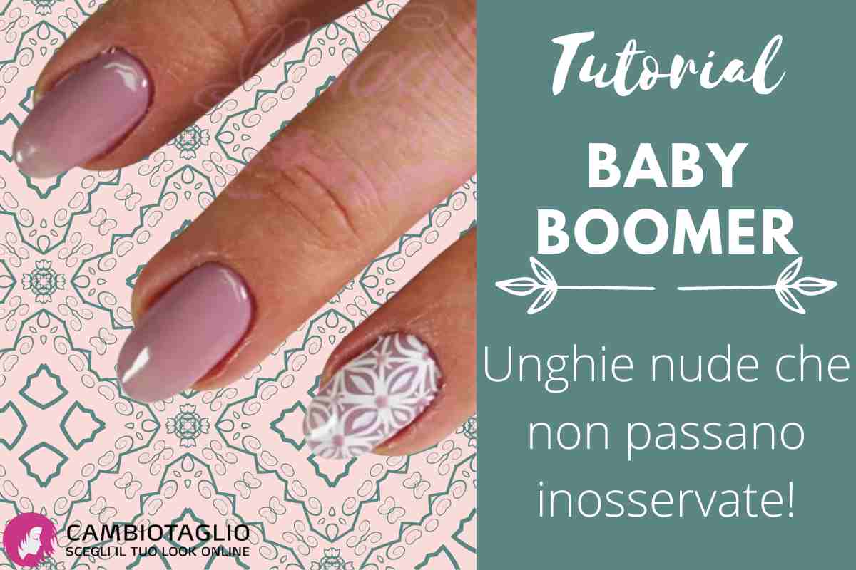Unghie nude baby boomer 