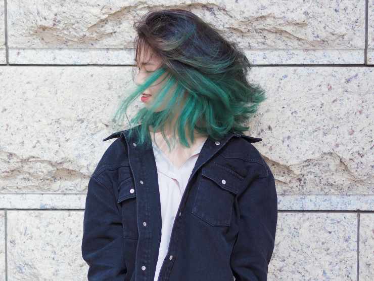 capelli verdi in primavera 