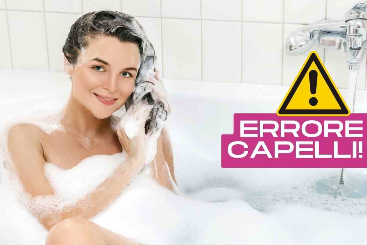 shampoo vasca bagno errore 