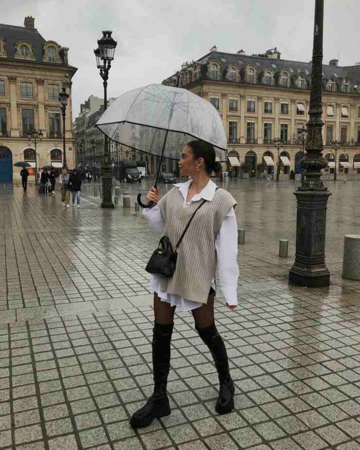 outfit pioggia
