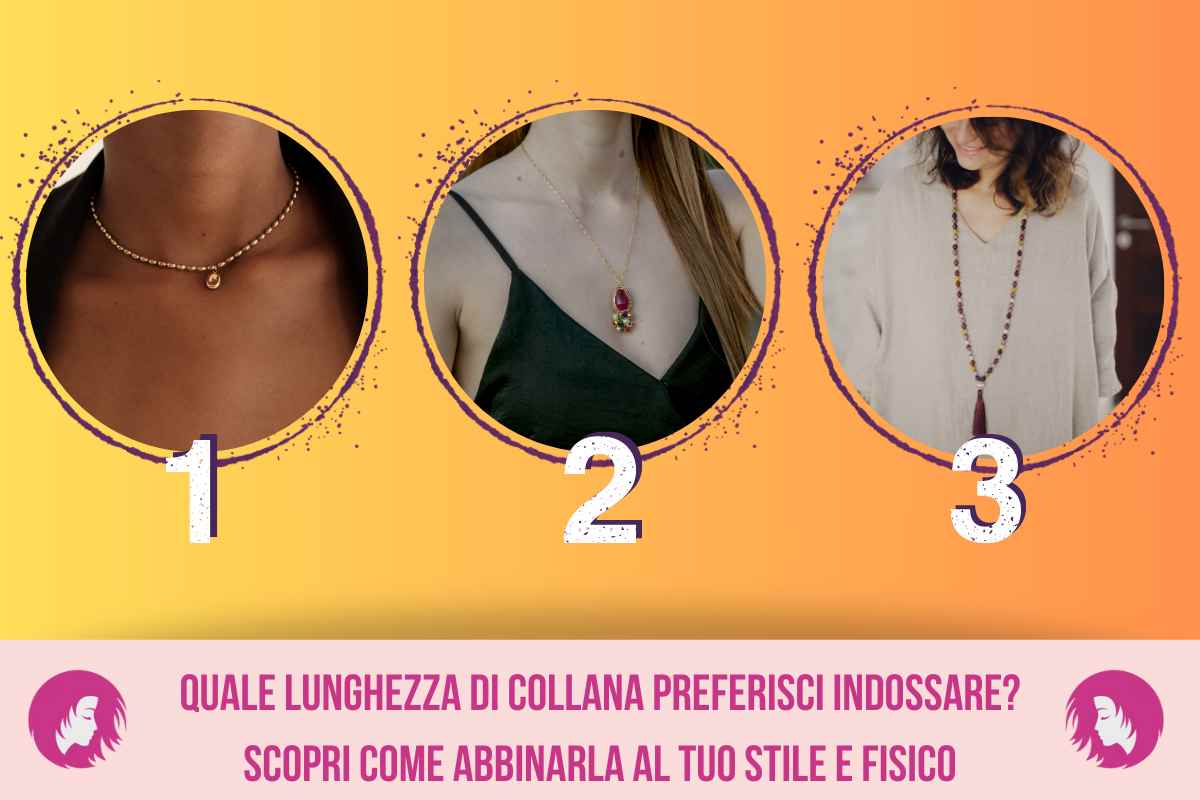 Collana lunghezza outfit