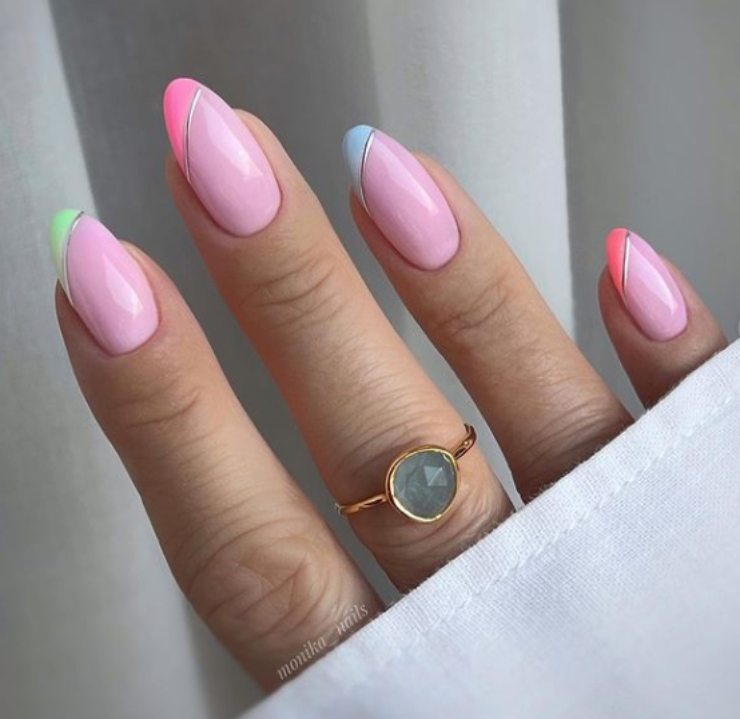 15 nail art delicate, french