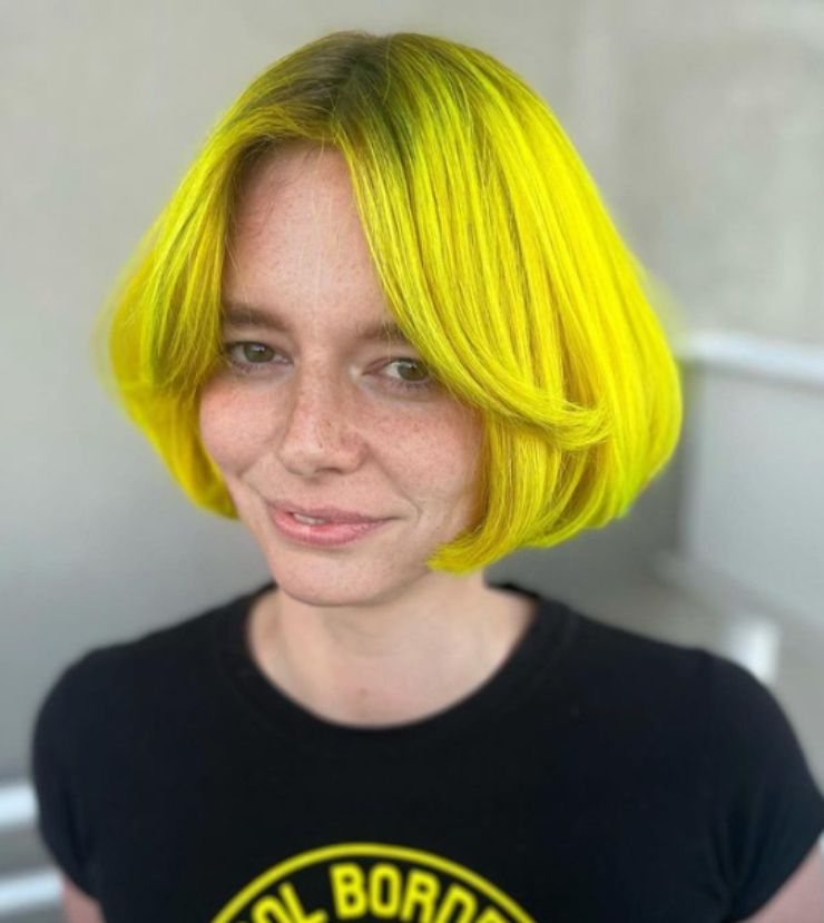 Hair Bob nascosto giallo