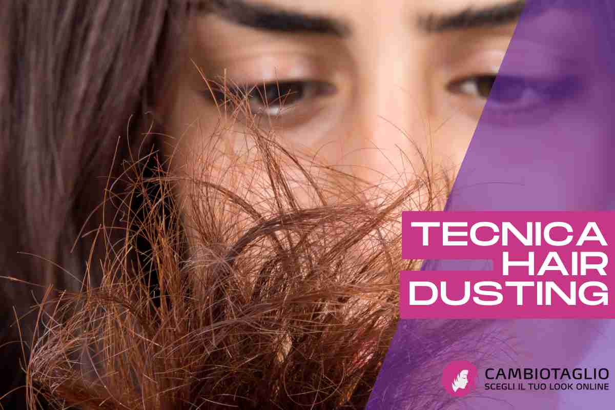 tecnica hair dusting per eliminare doppie punte 