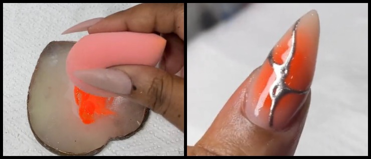 Come fare le unghie colorate effetto sfumato da sole