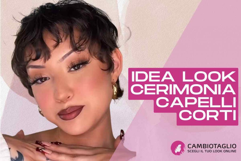 idea look cerimonia capelli corti pixie cut